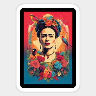 Frida Kahlo, Poster Sticker